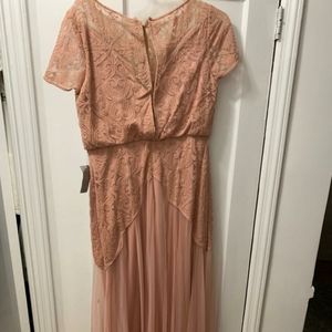 size ,14 Tadashi Shoji blush gown